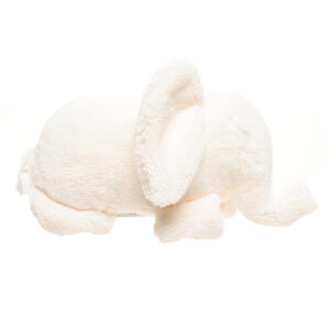 Snuggles Elephant- Milky White